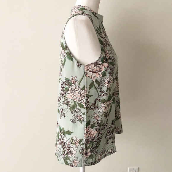 LOFT Outlet | Floral Choker Blouse *NWT - Picture 4 of 8